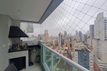 Apartamento com 2 dormitórios para alugar, 76 m² por R$ 7.000,00/mês - Gonzaga - Santos/SP
