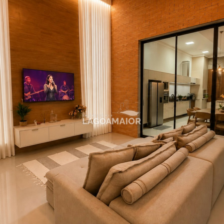 Casa à venda com 4 quartos, sendo 4 suítes, no condomínio Residencial Villa Dumont, Três Lagoas - MS