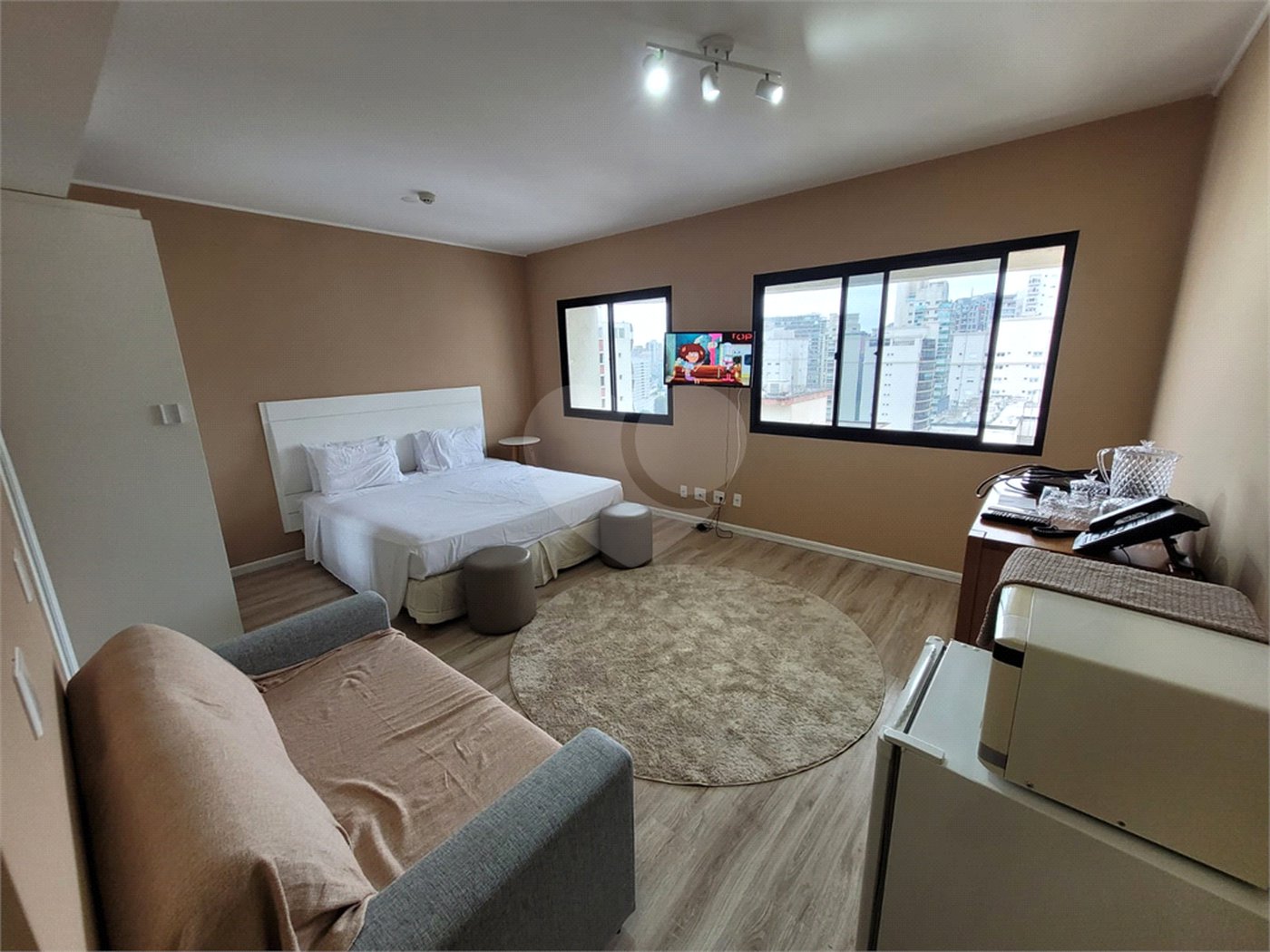 Flat à venda com 1 quarto em Indianópolis, São Paulo, SP
