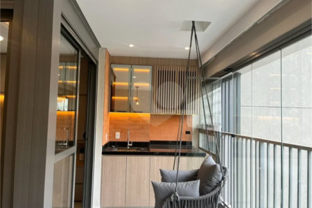 Apartamento mobiliado com 44 m2, 1 dormitório e 1 vaga a venda nos Jardins