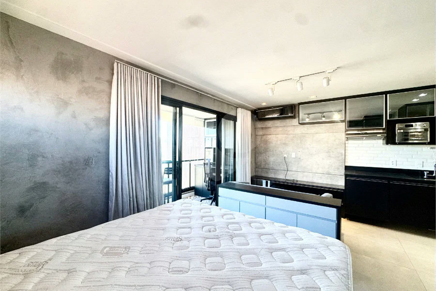 Último Andar | Estação Gabriele | 38 m² | Mobiliado | Campo Belo