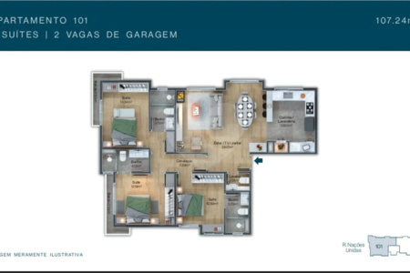 Apartamento com 2 suítes em Gramado RS - ÓTIMA OPORTUNIDADE DE INVESTIMENTO!