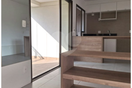 Excelente studio à venda, 45 m², novo, apresentando armários planejados, ar-condicionado e lazer total