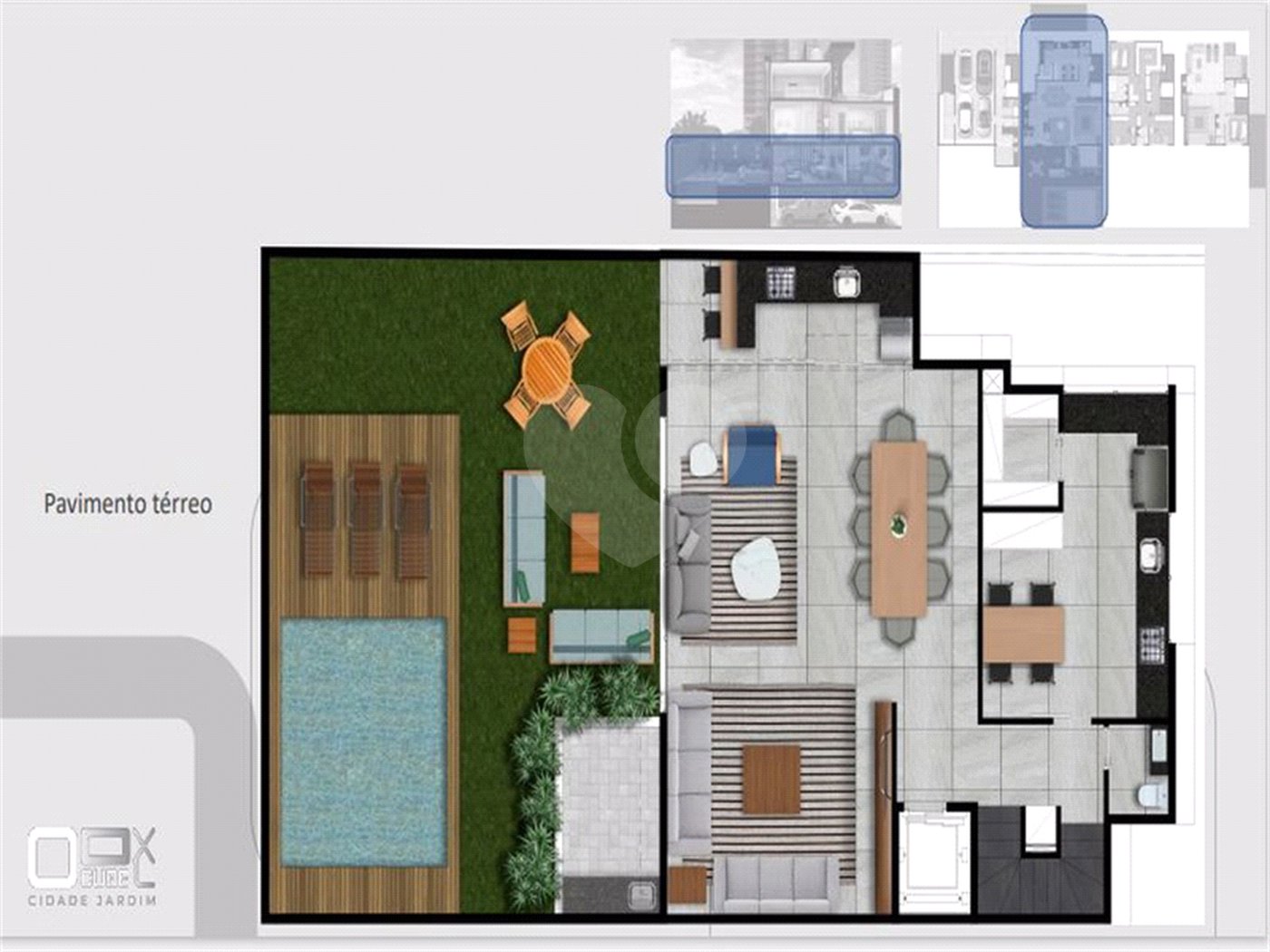 Casa à venda com 4 suítes no condomínio Cube Cidade Jardim, São Paulo - SP