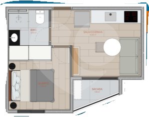 Apartamento 27m² 1