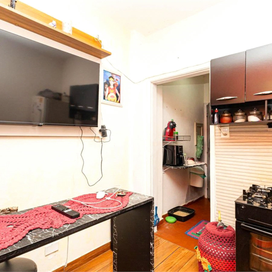 Apartamento à venda com 30m², 1 quarto e sem vaga