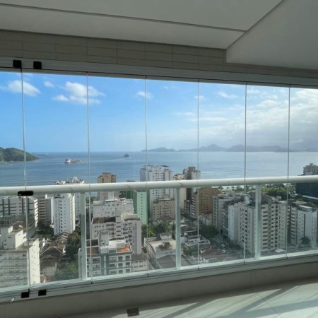 Apartamento com 2 dormitórios à venda, 100 m² por R$ 2.300.000,00 - Aparecida - Santos/SP