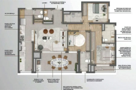 Apartamento à venda com 3 suítes em Vila Pirajussara, São Paulo, SP