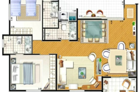 Apartamento à venda com 3 quartos, sendo 2 suítes, em Vila Andrade, São Paulo, SP