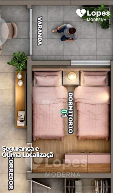 Casa à venda com 2 quartos no condomínio Residencial Unique, Ponta Porã - MS