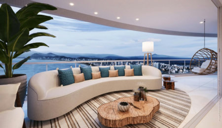 Apartamento com 3 dormitórios à venda, 227 m² por R$ 6.000.000,00 - Ponta da Praia - Santos/SP