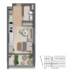 Apartamento à venda com 1 quarto em Jardim das Acácias, São Paulo, SP