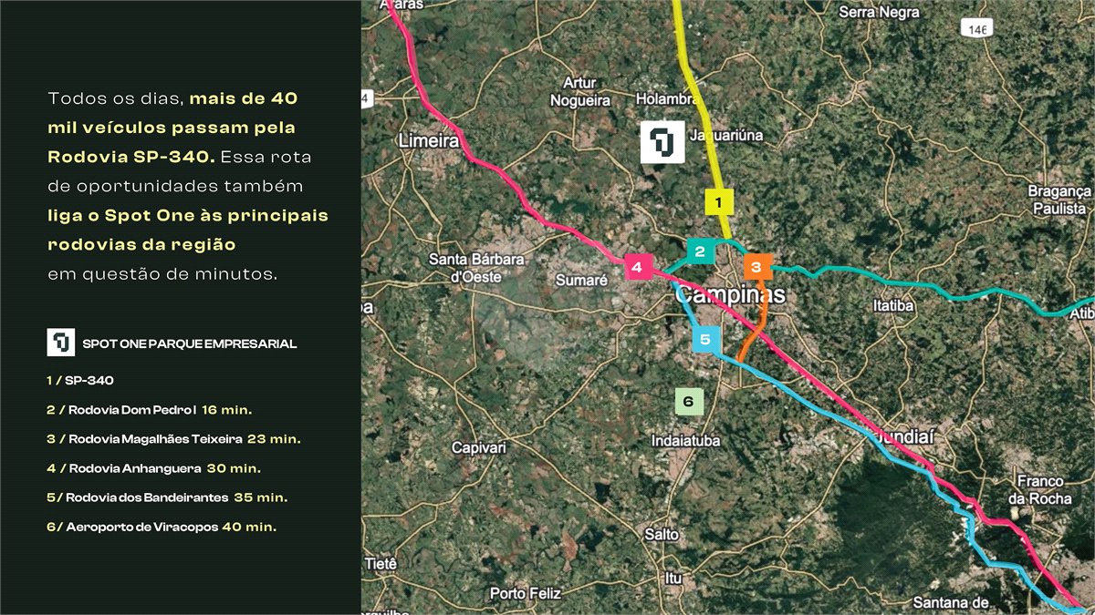 Terreno à venda no condomínio Spot One Parque Empresarial, Jaguariúna - SP