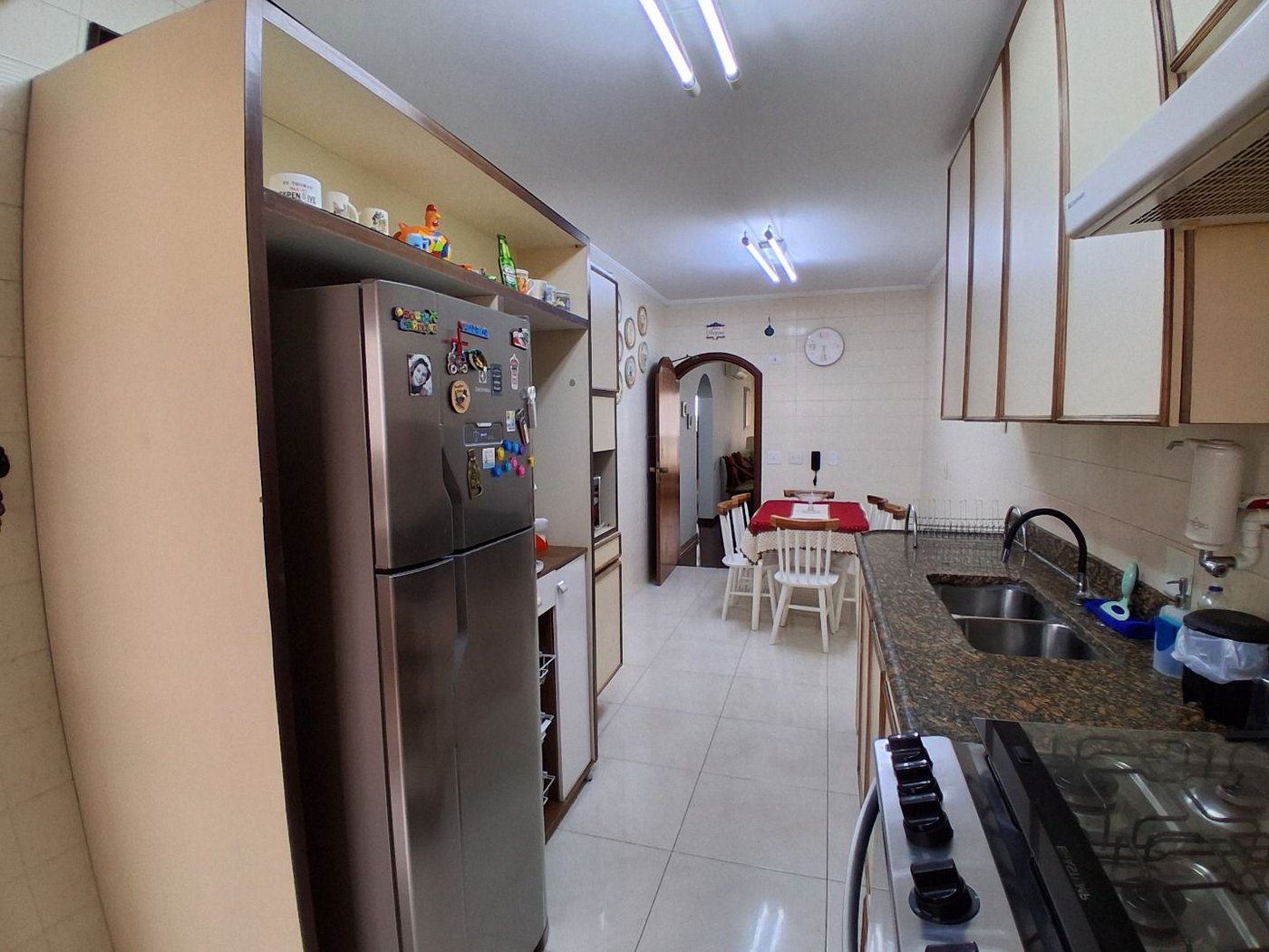 Apartamento com 3 dormitórios para alugar, 135 m² por R$ 6.500,00/mês - Pompéia - Santos/SP