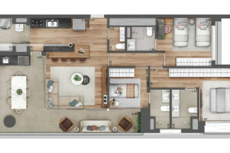 Apartamento à venda com 3 suítes em Pinheiros, São Paulo, SP