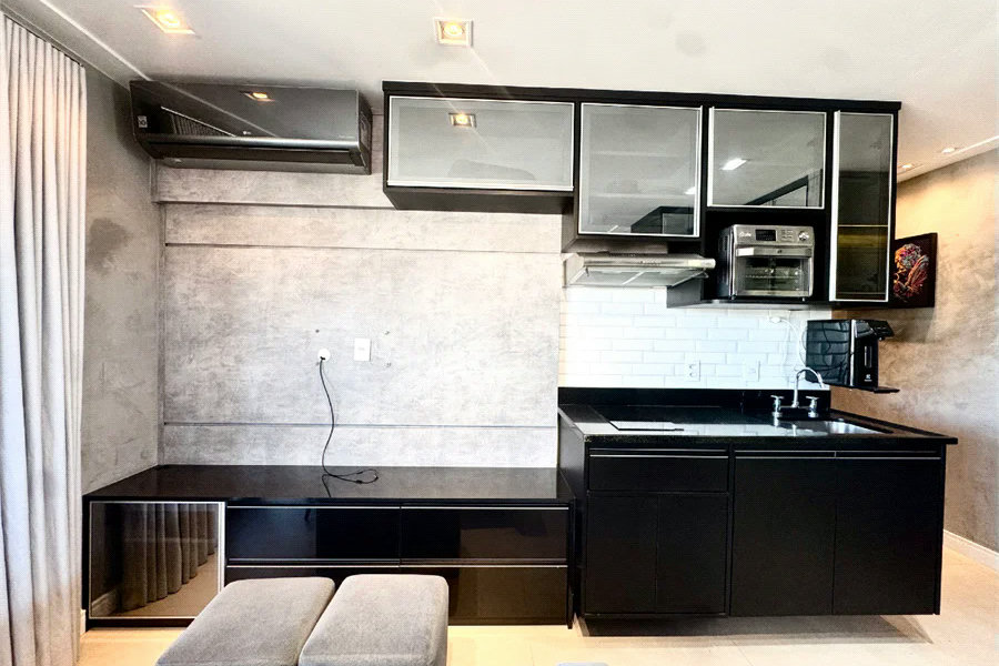 Último Andar | Estação Gabriele | 38 m² | Mobiliado | Campo Belo