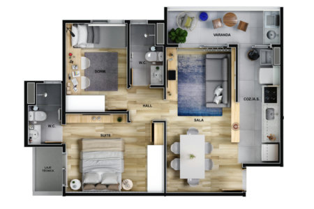 Residencial Live In Downtown