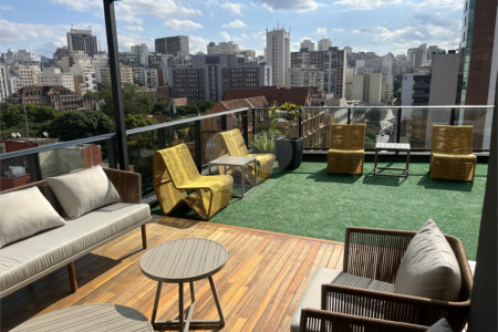 Studio à venda ou para alugar com 1 suíte em Vila Buarque, São Paulo, SP