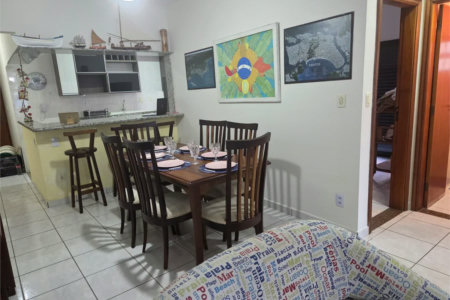 Apartamento à venda com 2 quartos, sendo 1 suíte,  em Canto do Forte, Praia Grande, SP