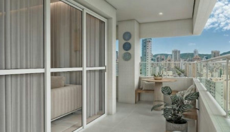 Apartamento com 2 dormitórios à venda, 89 m² por R$ 1.170.000,00 - Aparecida - Santos/SP
