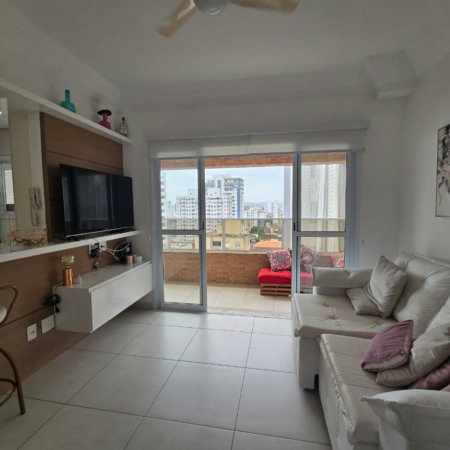 Apartamento com 1 dormitório, 45 m² - venda por R$ 670.000,00 ou aluguel por R$ 5.000,00/mês - Boqueirão - Santos/SP