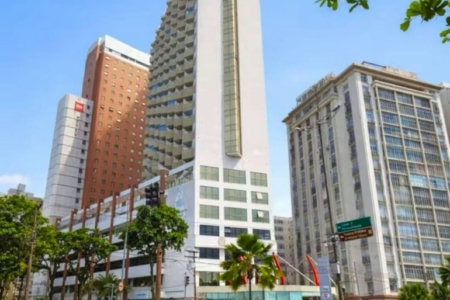 Flat com 1 dormitório à venda, 50 m² por R$ 645.000,00 - Boqueirão - Santos/SP