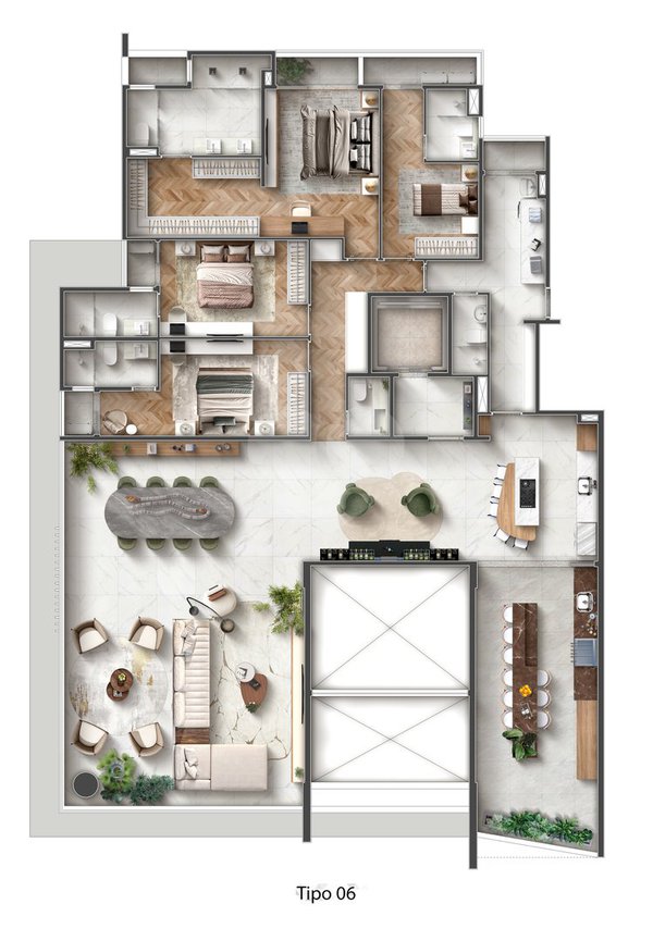 Apartamento 280m² 3