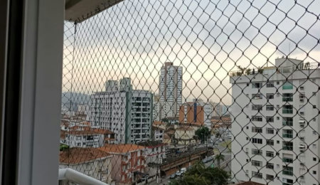 Apartamento com 2 dormitórios para alugar, 58 m² por R$ 4.900,02 - Pompéia - Santos/SP