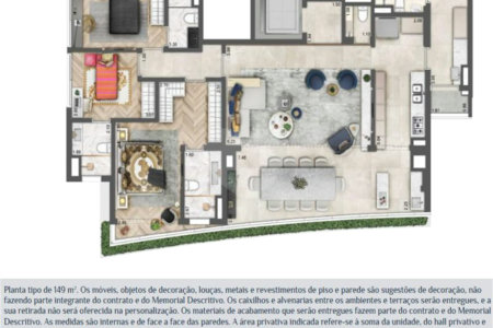 Apartamento à venda com 3 suítes em Moema, São Paulo, SP