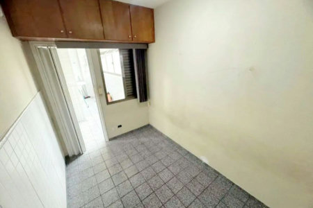 Apartamento com 2 dormitórios, 1 suíte, dependência de empregada à venda, 107 m² por R$ 640.000 - Marapé - Santos/SP