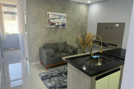 Apartamento com 1 dormitório à venda, 40 m² por R$ 395.000 - Boqueirão - Santos/SP