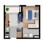 Apartamento à venda com 1 suíte em Pinheiros, São Paulo, SP