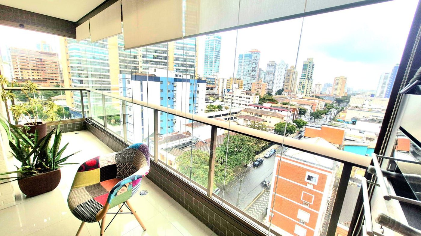 Apartamento com 3 dormitórios à venda, 210 m² por R$ 1.750.000,00 - Boqueirão - Santos/SP