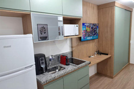 Apartamento à venda ou para alugar com 1 quarto em Alto da Boa Vista, São Paulo, SP
