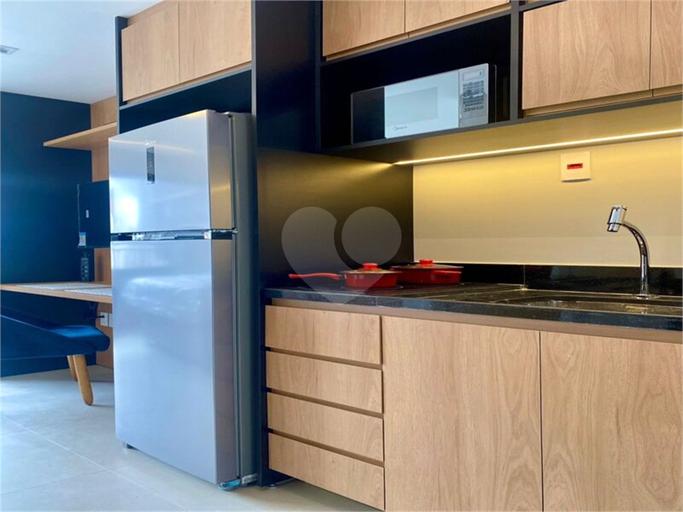 Apartamento para alugar com 1 quarto em Santo Amaro, São Paulo, SP