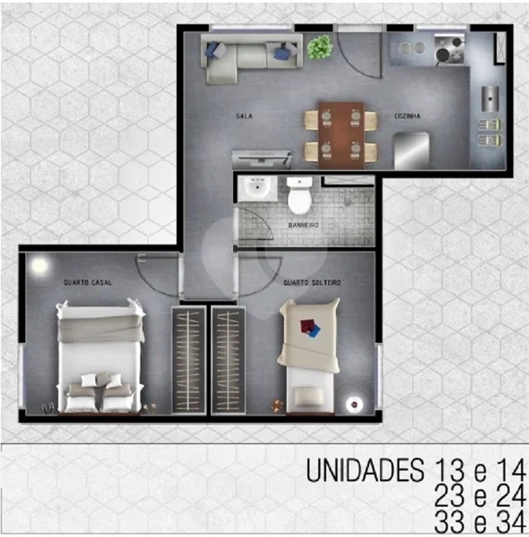 Apartamento à venda com 1 suíte em Santana, São Paulo, SP