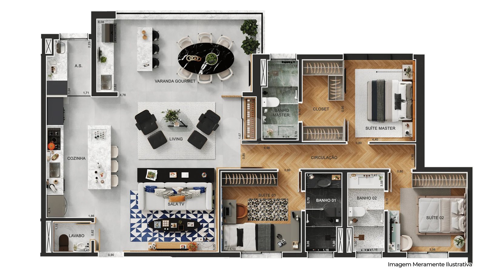 Apartamento 138m²