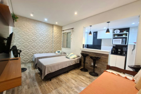 Apartamento com 1 dormitório à venda, 30 m² por R$ 395.000,00 - Embaré - Santos/SP