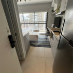 Studio mobiliado em andar alto com lazer completo em Indianópolis