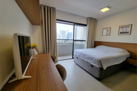 Apartamento à venda ou para alugar com 1 quarto em Pinheiros, São Paulo, SP