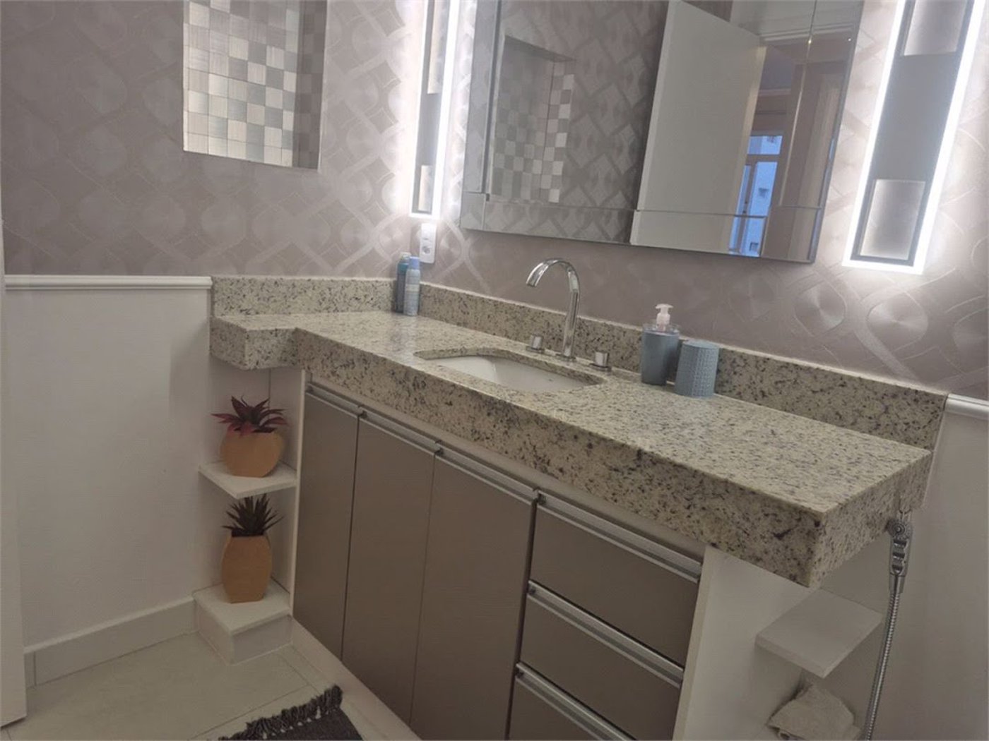 Apartamento com 1 dormitório à venda, 56 m² por R$ 610.000,00 - Aparecida - Santos/SP