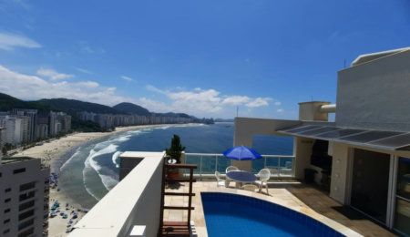 Cobertura à venda, 196 m² por R$ 2.200.000,00 - Jardim Las Palmas - Guarujá/SP