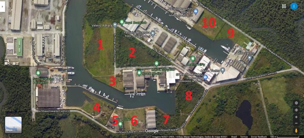 Terreno à venda, 10000 m² por R$ 8.500.000,00 - Cing - Guarujá/SP