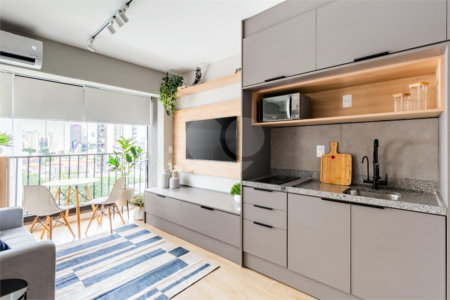 Apartamento à venda com 1 quarto em Pinheiros, São Paulo, SP
