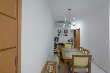 Apartamento com 2 dormitórios para alugar, 76 m² por R$ 7.000,00/mês - Gonzaga - Santos/SP