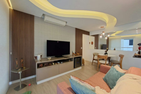 Apartamento com 2 dormitórios à venda, 82 m² por R$ 1.100.000,00 - Aparecida - Santos/SP