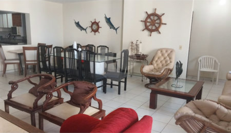 Apartamento à venda com 4 quartos, sendo 2 suítes,  em Tombo, Guarujá, SP