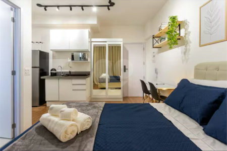 Apartamento à venda com 1 quarto em Vila Cordeiro, São Paulo, SP