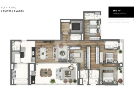 Apartamento à venda com 4 suítes em Perdizes, São Paulo, SP