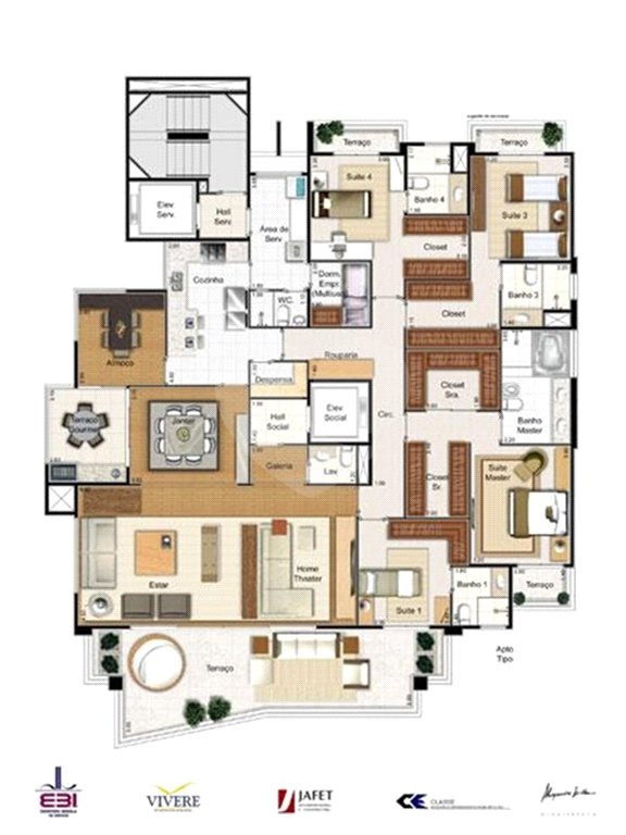 Apartamento à venda com 4 suítes em Santana, São Paulo, SP